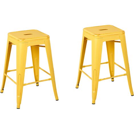 Tabouret de bar métallique haut de gamme
