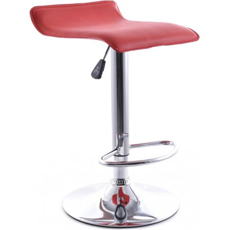 Tabouret de Bar Office Pivotant Rouge