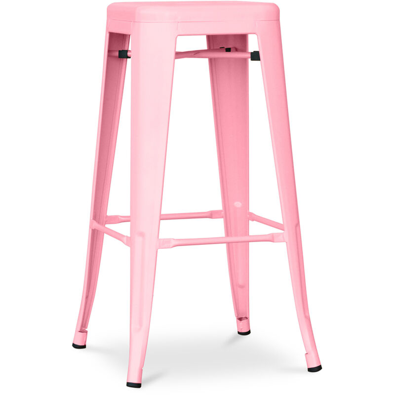 Privatefloor - Tabouret de bar - Design industriel - 76cm - Nouvelle édition- Stylix Rose Privatefloor - Tabouret de bar - Design industriel - 76cm - Nouvelle édition- Stylix Rose