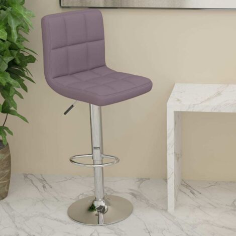 Tabouret de bar Taupe Tissu vidaXL