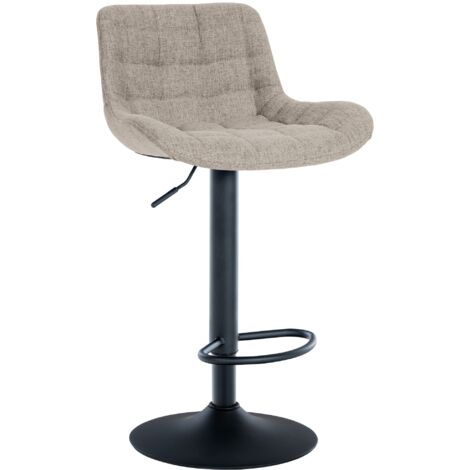 Tabouret de bar Tover Taupe Tissu