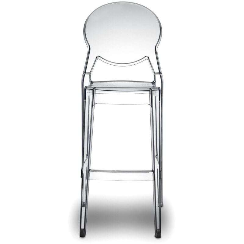 Scab - Tabouret design, Tabouret de bar igloo barstool 65 cm Transparent en Plastique design