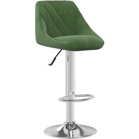 Tabouret de bar Vert foncé Velours 8