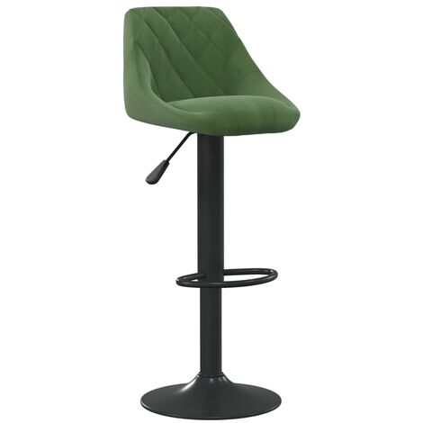 Tabouret de bar Vert foncé Velours 9