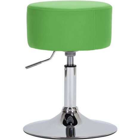 vidaXL Tabouret de bar Vert Similicuir