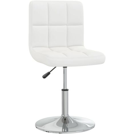 Tabouret de bar，Chaise de bar Blanc Similicuir CFW289532