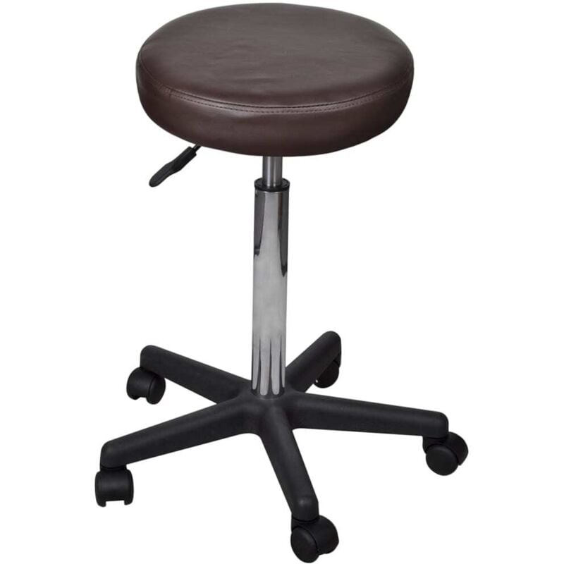 Tabouret de bureau marron Vidaxl