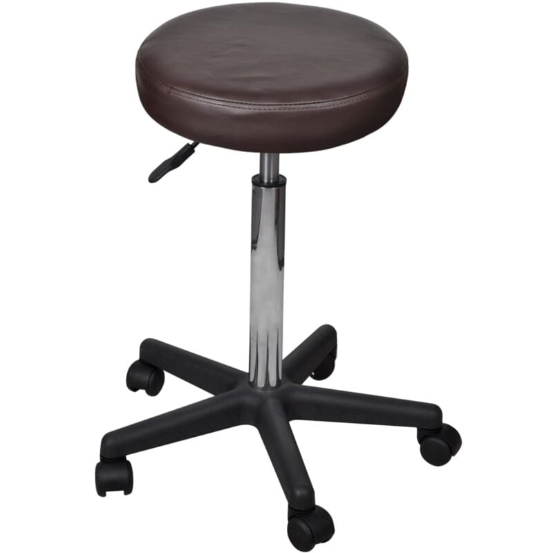 Tabouret de bureau marron CFW98259