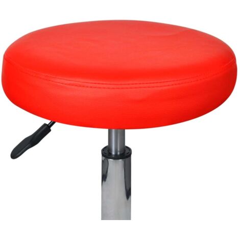 Tabouret de bureau，Fauteuil de bureau, Chaise Gaming Rouge CFW73021