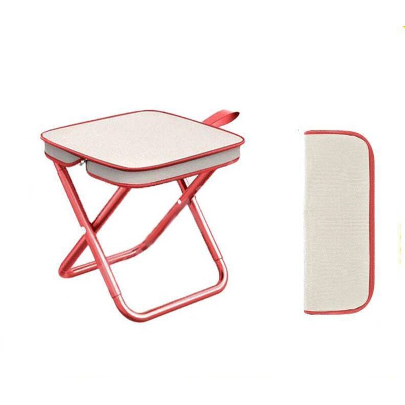 Tabouret de camping pliable, mini tabouret de camping pliable, chaise pliante de camping avec sac de rangement, siège pliant ultraléger pour voyage,