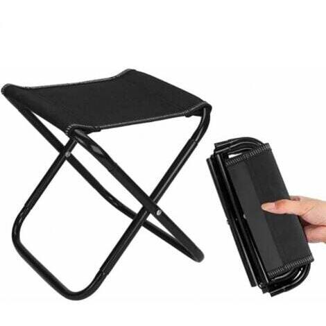 Tabouret de camping pliant Tabouret pliant extérieur, petit tabouret pliant de camping portable pour le camping, la pêche, le pique-nique, les voyages et la randonnée