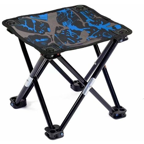 Tabouret de Camping Tabouret Pliant Portable Chaise Portable Mini Tabouret Pliable Tabouret de pêche pour Adultes Pêche Randonnée Jardinage et Plage avec Sac de Transport