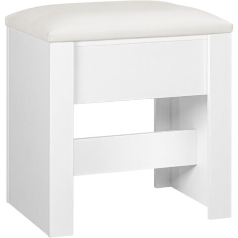 Tabouret de Coiffeuse,Repos-Pieds,Chaise Rembourrée de Maquillage