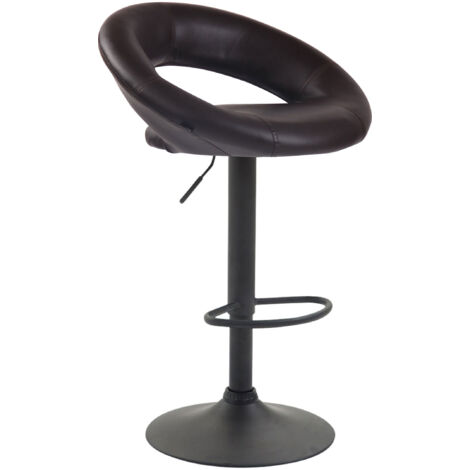 Tabouret de cuisine olinda en marron, Schwarz