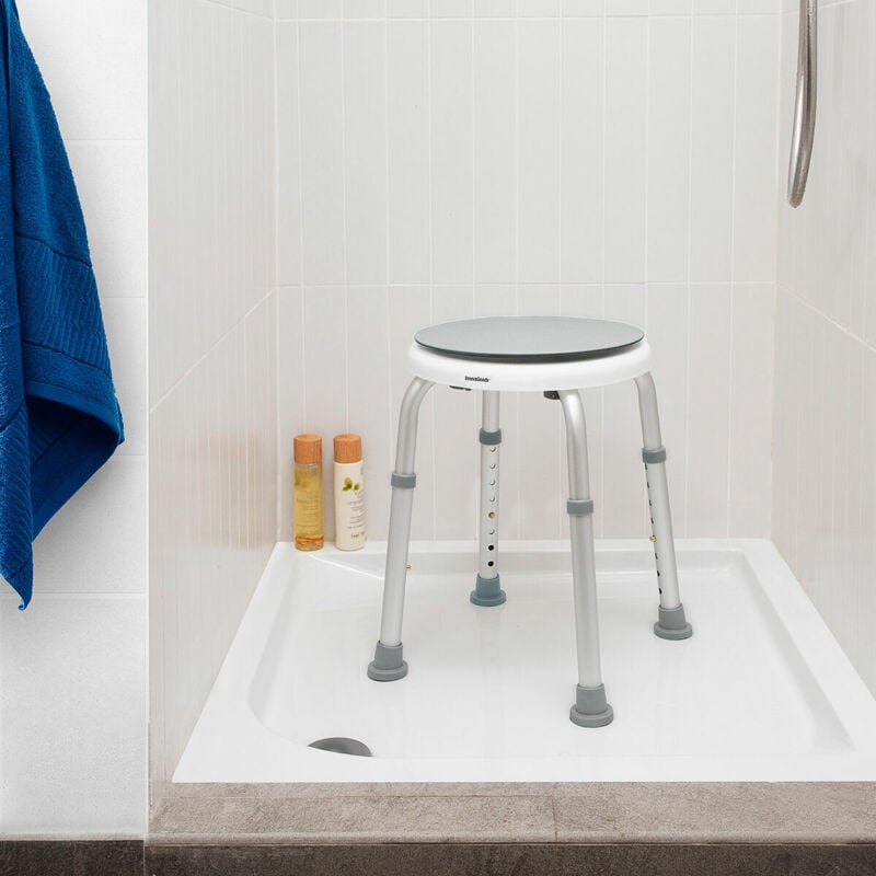 Innovagoods - Tabouret de Bain Pivotant et Réglable Roshawer