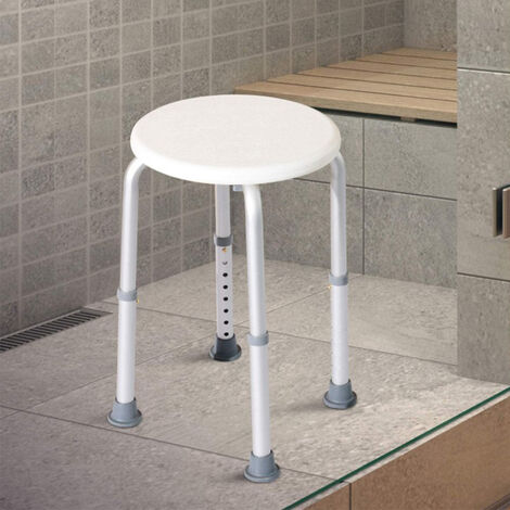 DITAVN Repose-pieds de douche 30,5 cm – Tabouret de douche pour les jambes  de rasage, petit banc de salle de bain d'angle adapté aux petits espaces de
