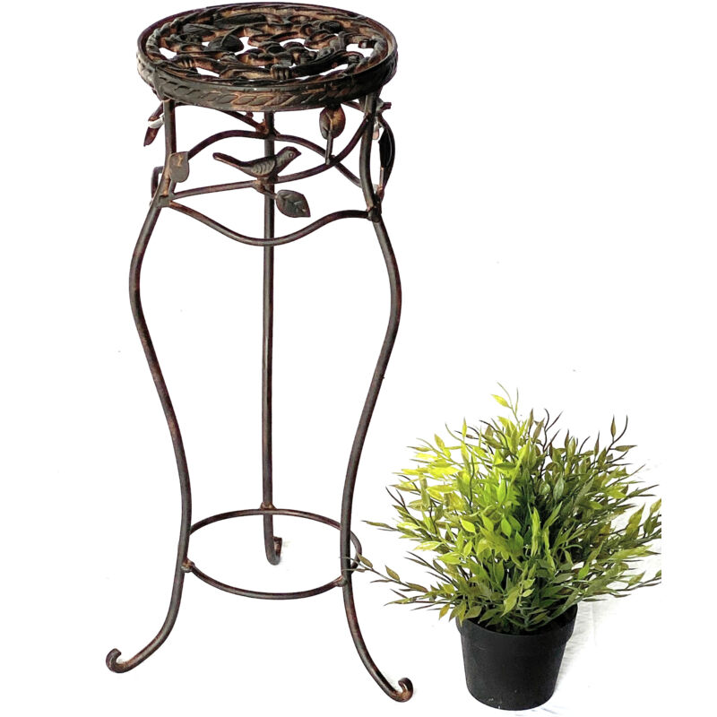 Tabouret de fleur Métal Noir Rond 52 cm Support de fleur 18215 Colonne de fleur Antique Support de plante Tabouret de plante Vintage Tabouret de fleur Métal Noir Rond 52 cm Support de fleur 18215 Colonne de fleur Antique Support de plante Tabouret de plante Vintage