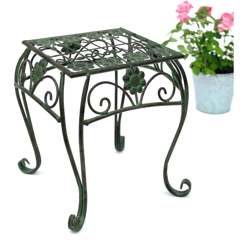 Tabouret de fleur Métal Vert Angle 32 cm Support de fleur 96007 M Colonne de fleur Moderne Support de plante Tabouret de plante Vintage Tabouret de fleur Métal Vert Angle 32 cm Support de fleur 96007 M Colonne de fleur Moderne Support de plante Tabouret de plante Vintage