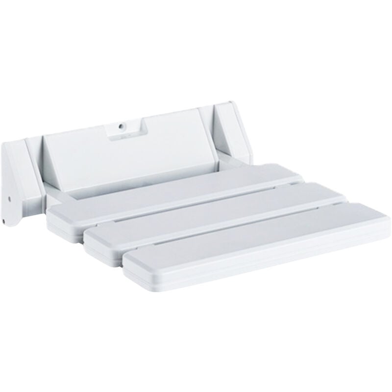 Lifcausal - Tabouret de salle de bain mural pliable, capacité de charge de 220 lb, siège de douche pliable antidérapant, tabouret d'entrée, siège de