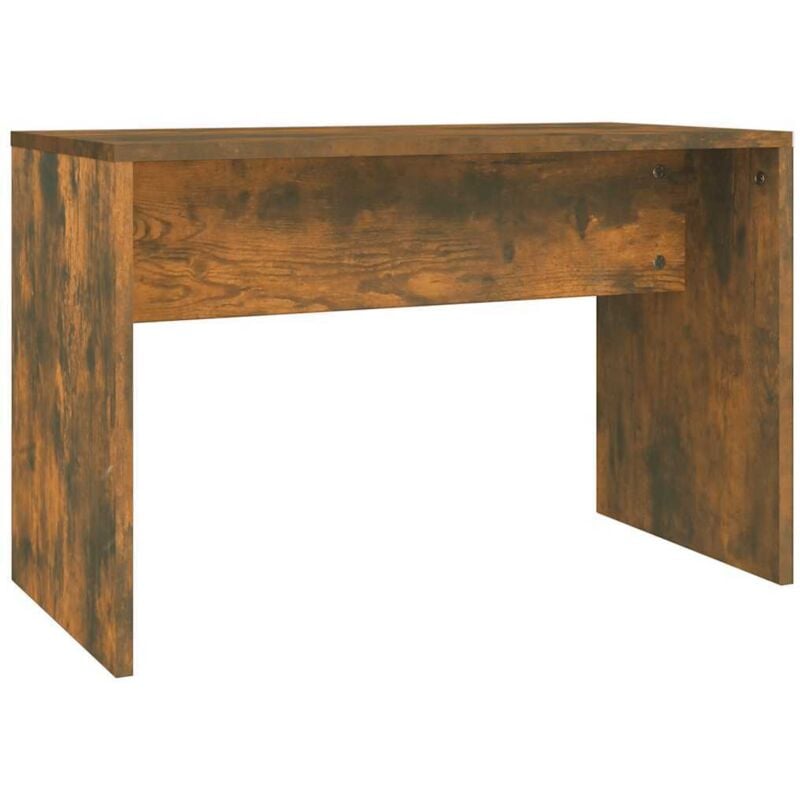 Tabouret de toilette Chêne fumé 70x35x45 cm Bois d'ingénierie Vidaxl