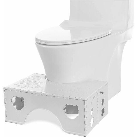 Tabouret de Toilettes Pliable pour les Seniors - SweetDom