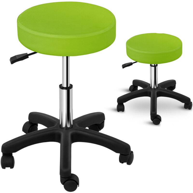 Physa - Tabourets roulés - 450 - 580 mm - 150 kg - vert