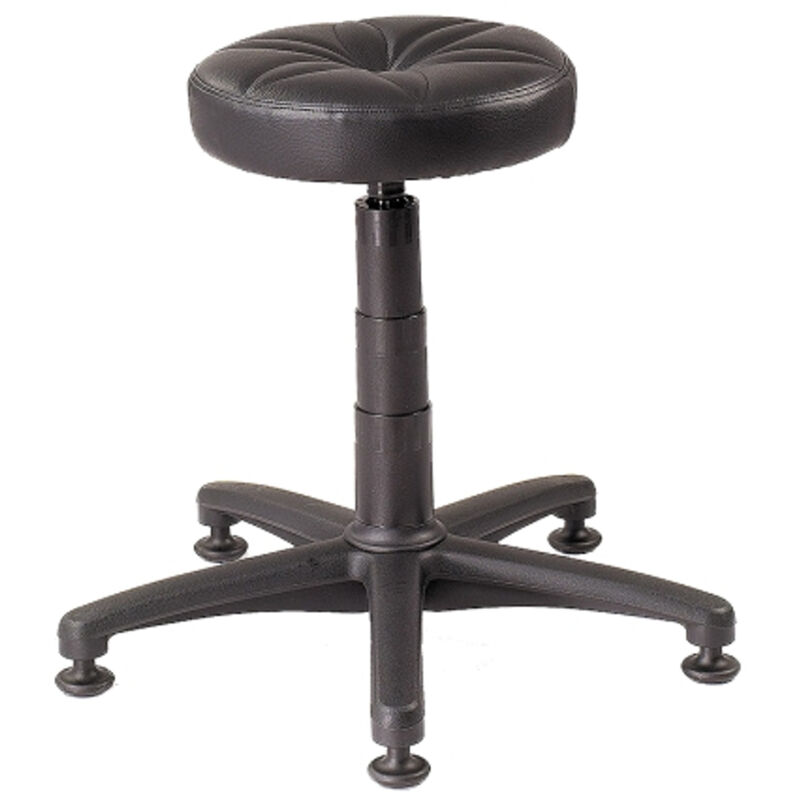 Tabouret de travail pivotant pour travailler sur une base stable sans roulettes
