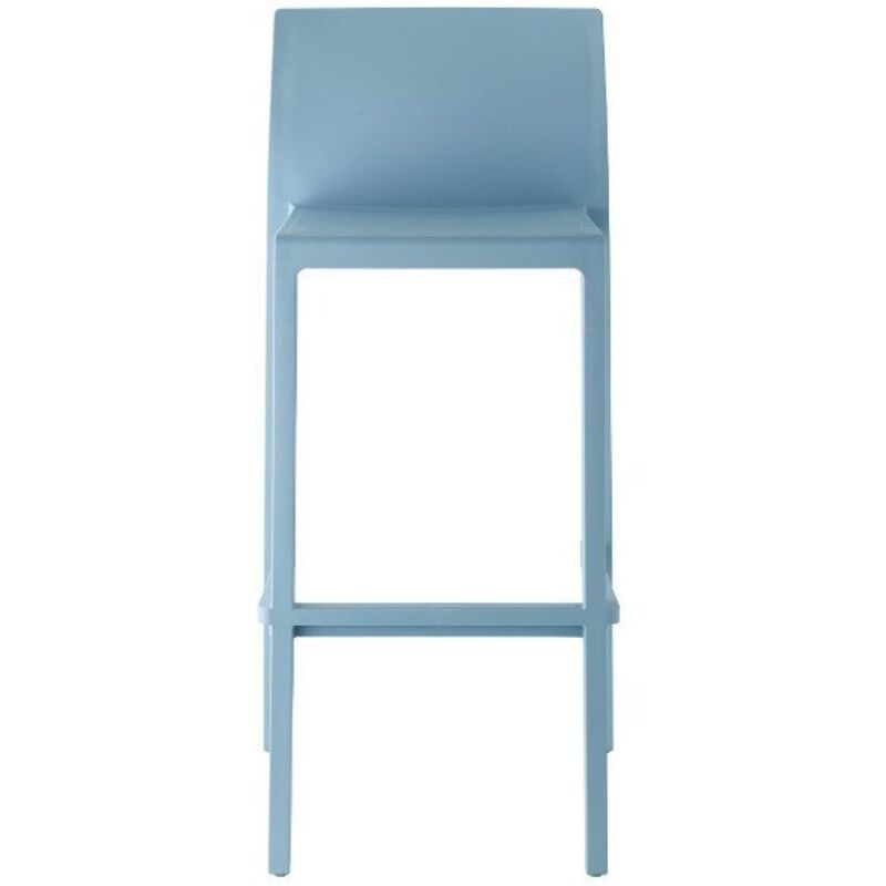 Tabouret de bar en plastique coloré indoor / outdoor 75 cm - Kate Tabouret de bar en plastique coloré indoor / outdoor 75 cm - Kate