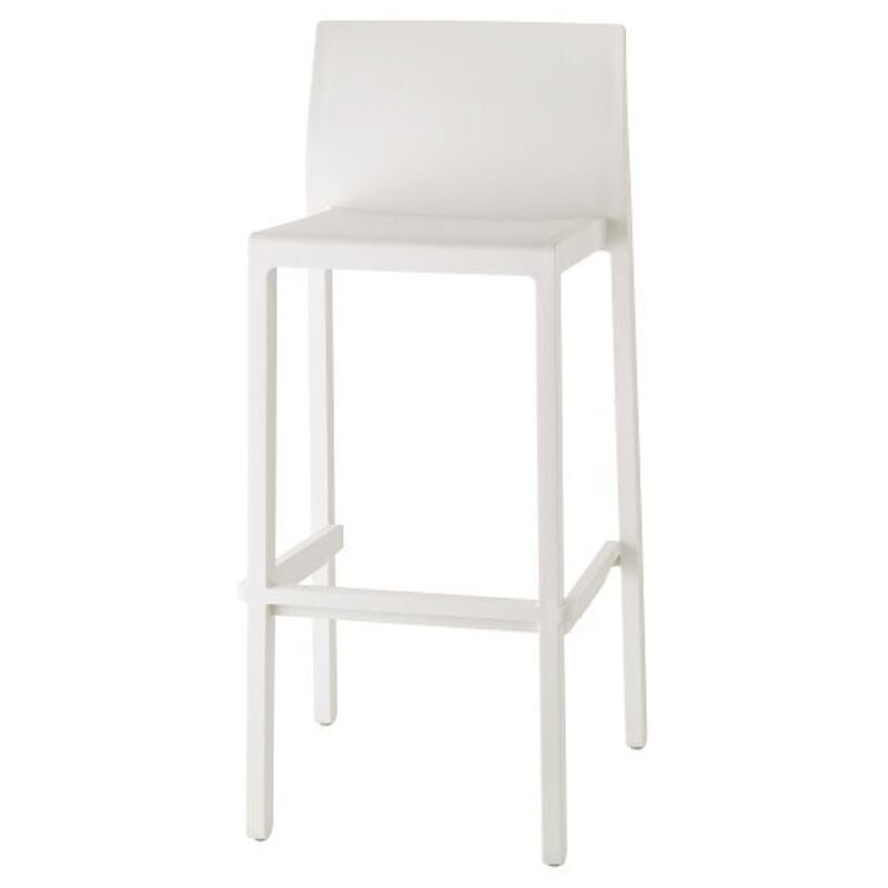 Scab - Tabouret design, Tabouret jardin Kate 65cm design Blanc en Plastique design
