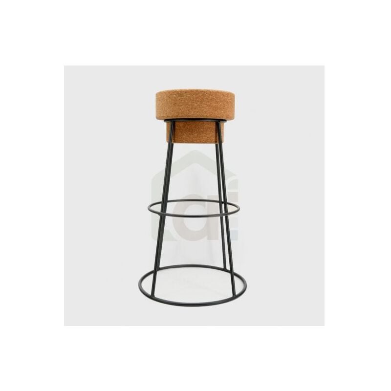 Tabouret design capsule de champagne, 75cm