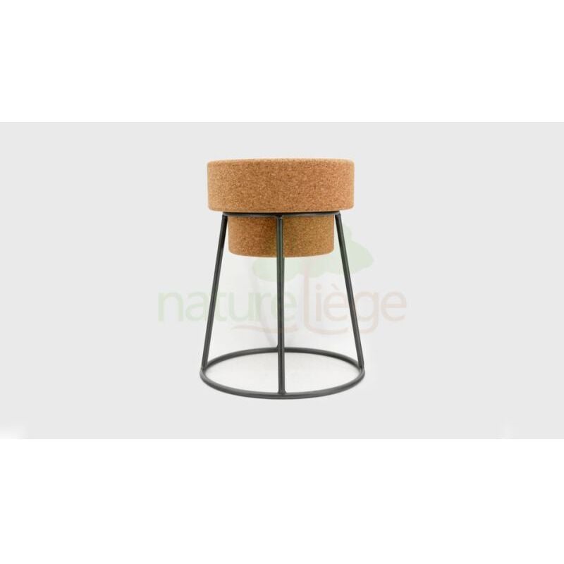 Tabouret design capsule de champagne, 45cm