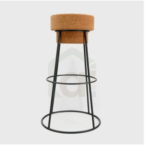 Tabouret design capsule de champagne, 75cm