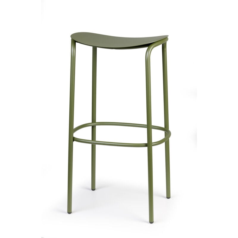 Tabouret design, Tabouret design indoor / outdoor Trick - 75 cm Vert en Metal Scab design