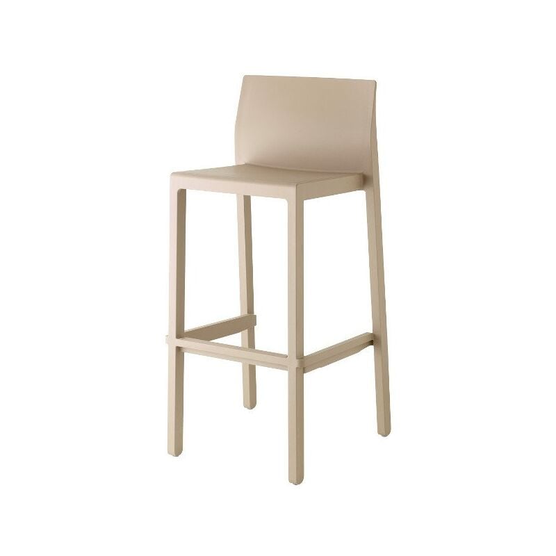 Tabouret design, Tabouret jardin Kate 65cm Scab Design seconde vie Taupe en Plastique Scab Design