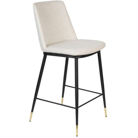 Tabouret design, Tabourets Lionel en tissu 65 cm - Boite à design Beige en Fabric, BOITE A DESIGN