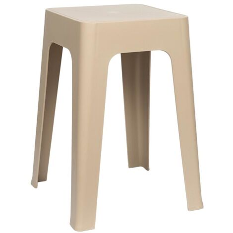 Tabouret empilable coloris beige