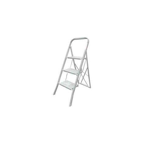 Tabouret en acier - 2 marches cm.45x3x90h.