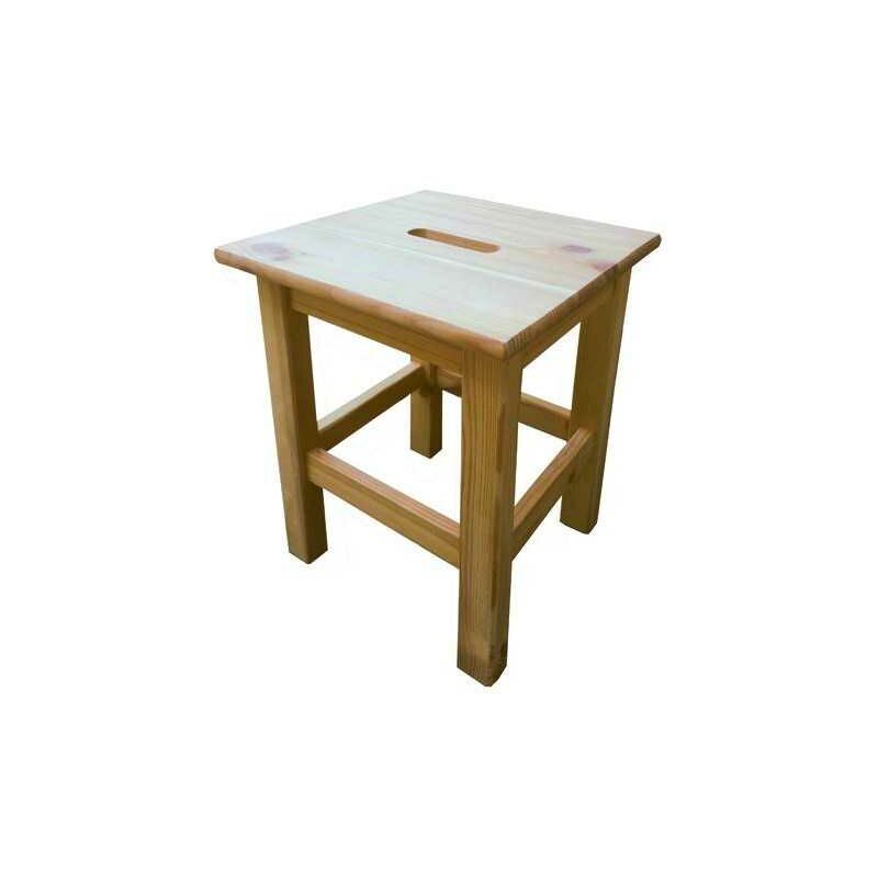 Tabouret en pin séché 30x30x44 cm – Capacité 70 kg – Livré assemblé – Design élégant pour cuisine et salon – Blinky - 30X30X44H Tabouret en pin séché 30x30x44 cm – Capacité 70 kg – Livré assemblé – Design élégant pour cuisine et salon – Blinky - 30X30X44H