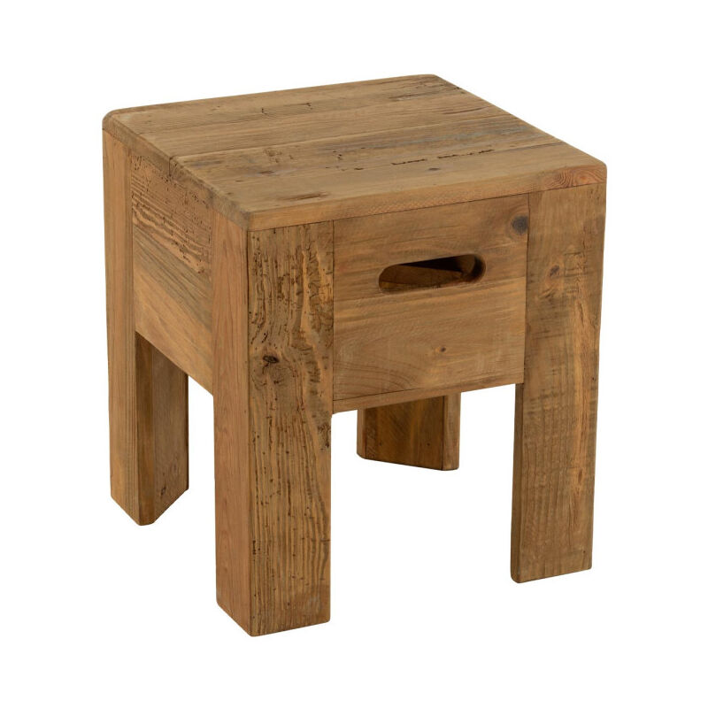 Tabouret en Bois 'Will' 40cm Naturel