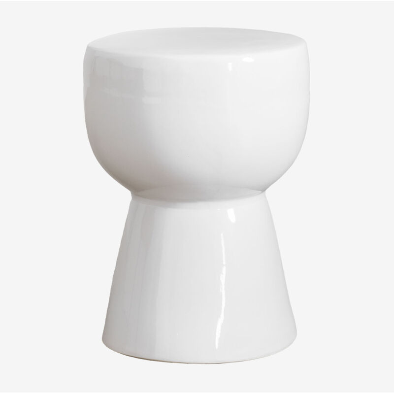 Table d'appoint ronde Ø35 cm en dolomite Kaly SKLUM Blanc Table d'appoint ronde Ø35 cm en dolomite Kaly SKLUM Blanc