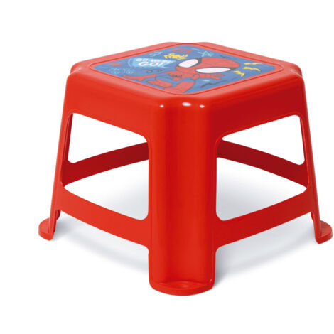 Tabouret En Plastique 27x27x21 cm - Spiderman