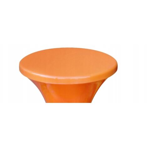 Tabouret en plastique orange – Assise de remplacement pour tabouret KLEPSYDRA – Largeur d'assise 30,5 cm – Construction robuste