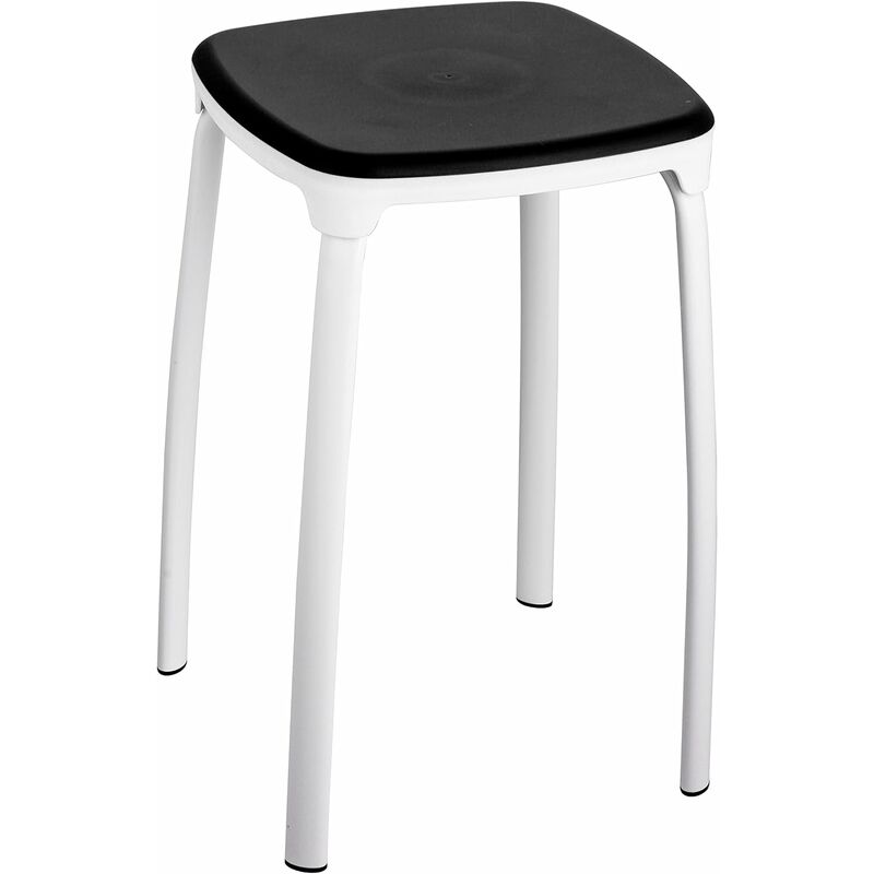 Biacchi Gianfranco - Tabouret de bain à siège noir