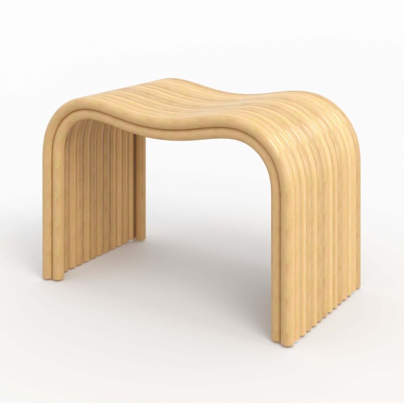 Tabouret en rotin naturel 68 cm - Wave Tabouret en rotin naturel 68 cm - Wave