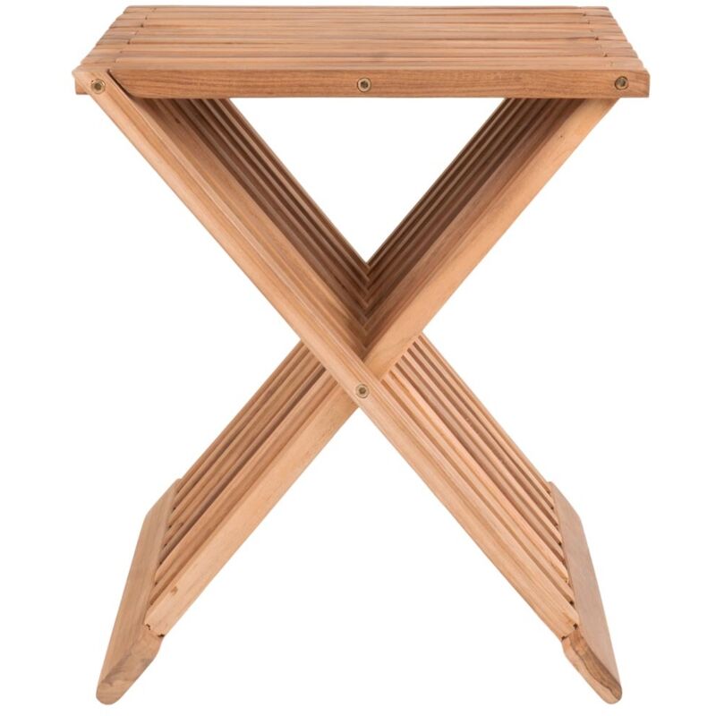 House Nordic - Tabouret en teck H45cm - Naturel - erto