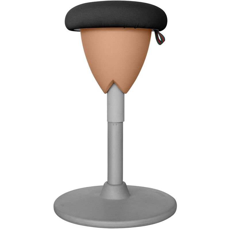 Vivol - Tabouret ergonomique assis-debout / tabouret oscillant Pisa - Noir