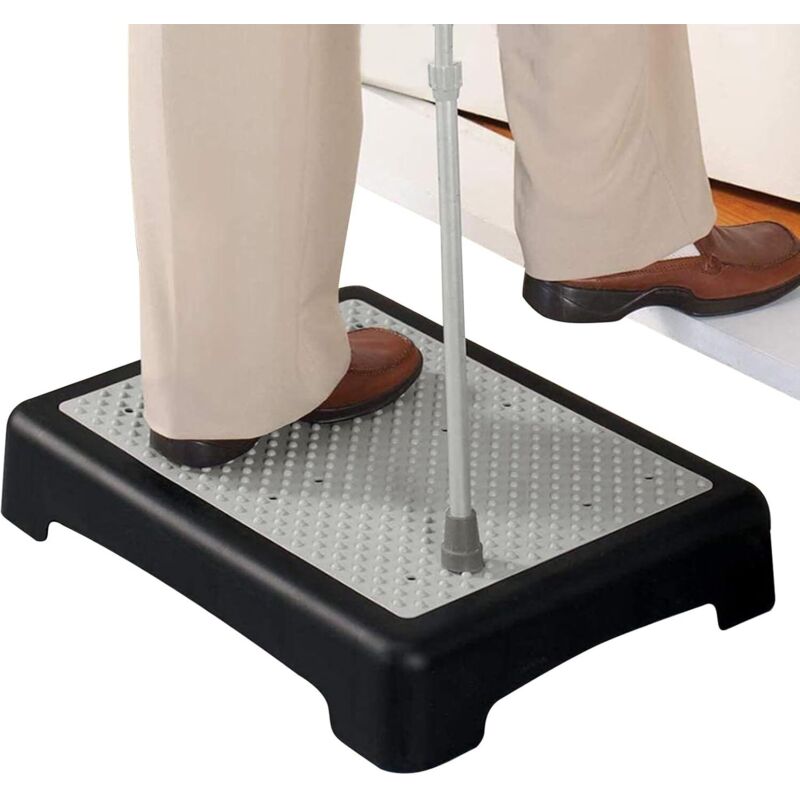 Tabouret escabeau adulte marchepied de chevet, usage intérieur/extérieur cuisine salle de bain voiture aide mobilité