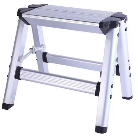 Tabouret escabeau pliant à 1 marche, échelle à chevrons, tabouret à marches épaisses