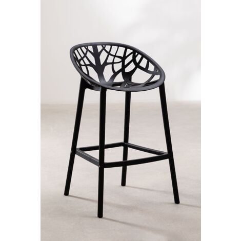 Tabouret Haut de Jardin Ores SKLUM Noir ↑65 cm