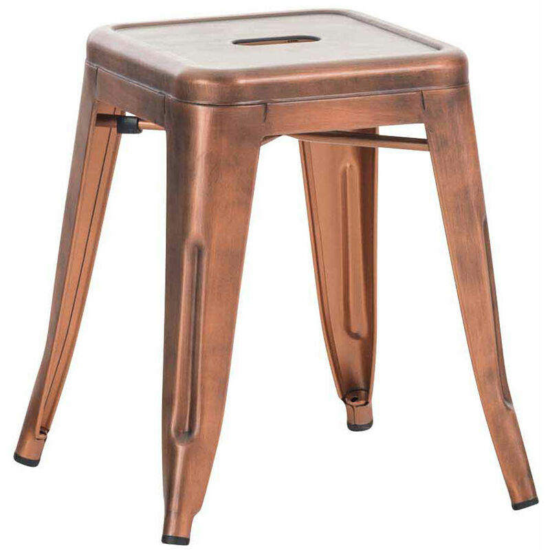 CLP - Plusieurs tabourets métalliques dans le banc industriel empilable différentes couleurs Couleur : Cuivre